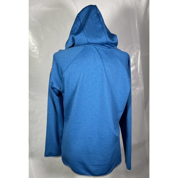 RARE The North Face Endurance Challenge Gore-tex Women Hoodie L Large Blue Pink - Picture 6 of 14